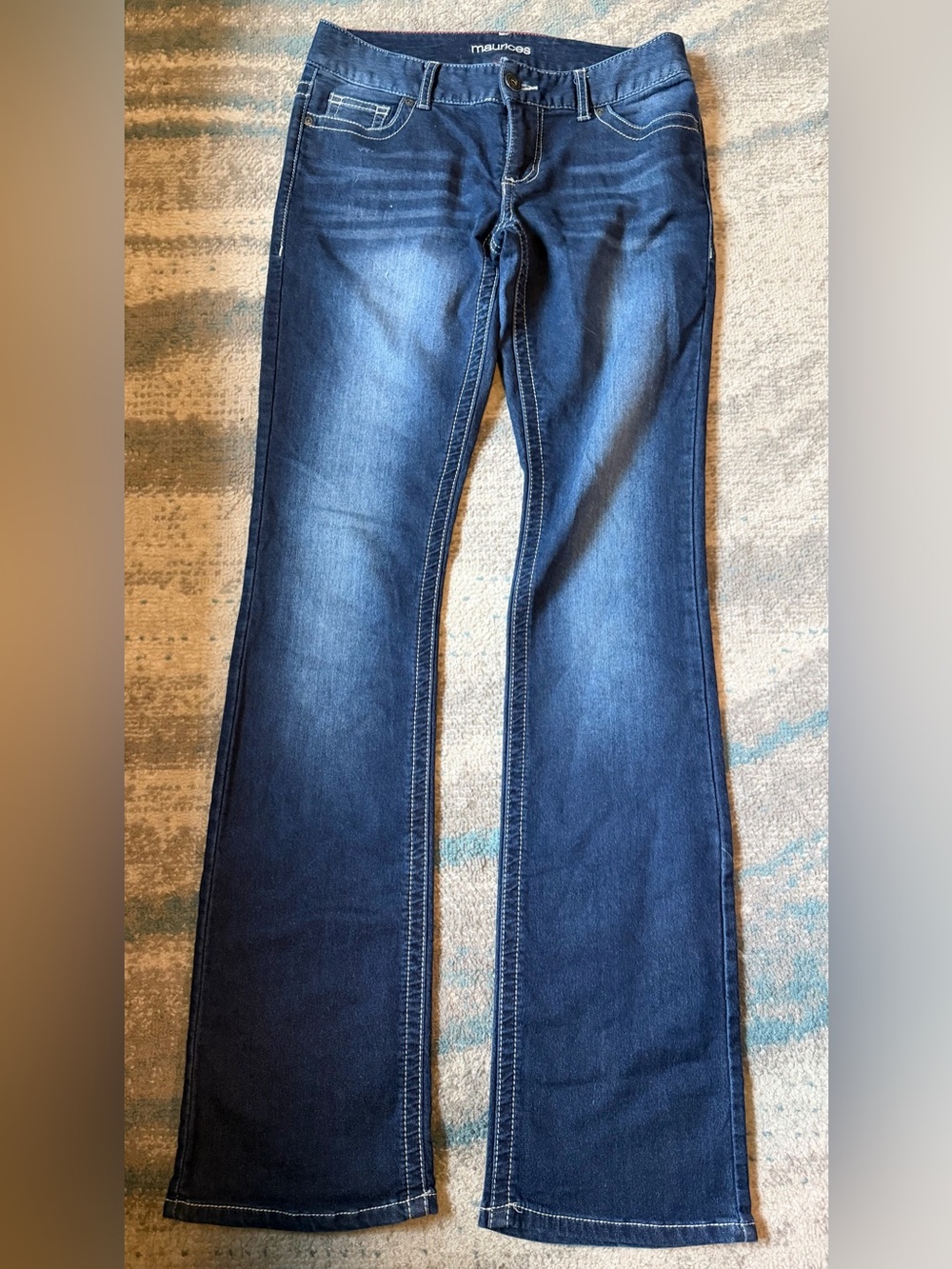 Maurices Women's Straight Leg Dark Size S-Long Jeans